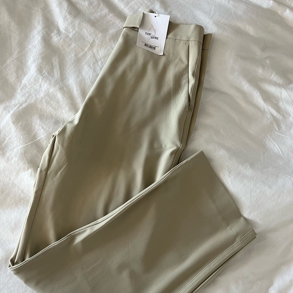 Djerf Avenue First Choice Pant 💘 greige size M 💘 BNWT - Picture 2 of 6